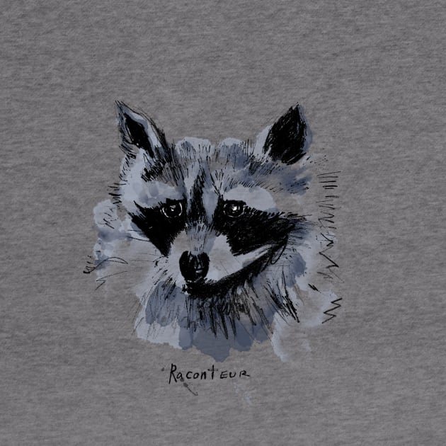 Raconteur Raccoon by Tiggy Pop